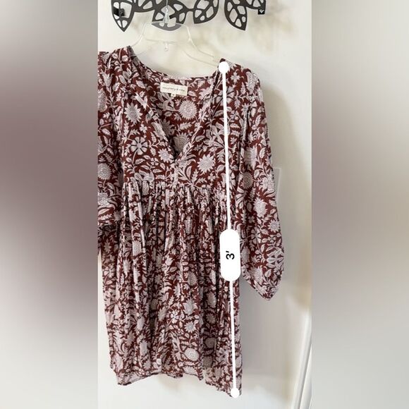 Daughters of India Kyra Mini Dress in Wine M NWOT - Picture 9 of 14